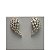 BRINCO FOLHEADO OURO 18K ASA EAR CUFF COM CRISTAIS NAVETE - Imagem 3