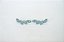 BRINCO FOLHEADO RODIO NEGRO EAR CUFF COM PEDRA AZUL TURQUESA - Imagem 3