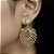 BRINCO FOLHEADO OURO 18K GRANDE - Imagem 1