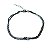 PULSEIRA FOLHEADO RODIO BRANCO DOIS FIOS - Imagem 1