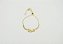 PULSEIRA FOLHEADA OURO 18K LOVE COM ZIRCONIAS BRANCAS REGULAVEL - Imagem 2