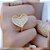 Anel Folheado Ouro 18K Coração Todo Cravejado Com Micro Zirconias - Imagem 3