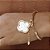 Pulseira banhada ouro 18k com pingente Flor - Imagem 2