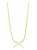 COLAR FOLHEADO OURO 18K CORRENTE LISA FITA - Imagem 1