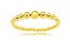 BRACELETE  FOLHEADO OURO 18K BOLA LISA - Imagem 1