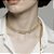 COLAR CHOKER REGULAVEL FOLHEADO OURO 18K COM ZIRCÔNIAS CRAVEJADAS - Imagem 1