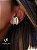 BRINCO EAR HOOK FOLHEADO OURO 18K  CRAVEJADO - Imagem 1