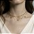 COLAR FOLHEADO OURO 18K ESTRELA - Imagem 1