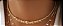 CHOKER BANHADA OURO 18K ARO BOLINHAS - Imagem 1