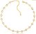 Choker Banhada Ouro 18K Cristal - Imagem 1