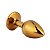 PLUG ANAL DE AÇO DOURADO COM JOIA P M G INICIANTE AVANÇADO - Imagem 8
