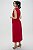 Vestido Gestante Amamentação Betina Vermelho - Imagem 4