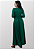 Vestido Gestante Canelado Carlotta Verde - Imagem 3