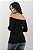 Blusa Gestante Ombros a Mostra Stella Preto - Imagem 6