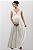 Vestido Gestante Amamentação Carol Off-White - Imagem 1