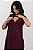 Vestido Gestante Amamentação Betina Vinho - Imagem 2