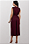 Vestido Gestante Amamentação Betina Vinho - Imagem 4