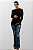 Blusa Gestante Decote Assimetrico Raquel Preto - Imagem 2