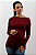 Blusa Gestante Decote Assimetrico Raquel Vinho - Imagem 1