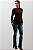 Blusa Gestante Decote Assimetrico Raquel Marrom - Imagem 5