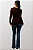 Blusa Gestante Decote Assimetrico Raquel Marrom - Imagem 4