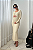 Vestido Gestante Poliamida Texturizada Cloe Creme - Imagem 3