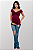 Blusa Gestante Ombros a Mostra Ofelia Vinho - Imagem 4