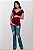 Blusa Gestante Ombros a Mostra Ofelia Vinho - Imagem 2