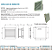 GRELHA PLASTICA DE EMBUTIR 105X105mm PARA MICROVENTILADORES 80X80mm - Imagem 5