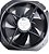 COOLER 220V 280X280X80 ROLAMENTO MOD AF28080M2BM7L0 0.23 AMP - 100 WATTS - 2600 RPM  - ULTRAR 2 FIOS / SEM CONECTOR COM CAPACITOR - Imagem 2