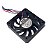 COOLER 12V 60X60X10 ROLAMENTO 0.20AMP - 2.40 WATTS - 3600 RPM - 14.434 CFM  - BERFLO 3 FIOS COM CONECTOR AD06012MB10A600 - Imagem 1