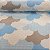 Gorgurão Estampado Nuvens Azuis - Imagem 1