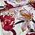 Oxford Estampado Floral Colorido em Vermelho, Amarelo e Lilás - Imagem 3