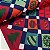 Oxford Estampada de Natal Barrado com Pinheiros e Quadriculados com Motivos Natalinos - Imagem 1