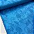 Cetim Brocado 1 Azul Turquesa - Imagem 1