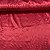 Cetim Estampado Fundo Vermelho Poá Miúdinho Branca - Imagem 1