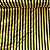 Cetim Estampado Listrado Amarelo e Preto - Imagem 1