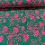 Layse Bordada Verde Com Floral Rosa - Imagem 2