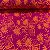 Layse Bordada Rosa Com Floral Laranja - Imagem 2