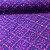 Layse Bordada Roxo Com Quadriculados e Floral Rosa - Imagem 2