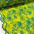 Layse Bordada Amarelo Neon Com Bordado Verde - Imagem 1