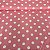 Viscolinho Estampado Fundo Rosê com Poá Branco - Imagem 1