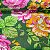 Chita Maxi Floral Fundo Verde Flores Amarelas - Imagem 1