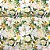 Tricoline Digital Estampada Floral Clarinho - Imagem 2