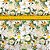 Tricoline Digital Estampada Floral Clarinho - Imagem 1