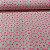 Linho com Viscose Bordado Crú Geométrico Rosa - Imagem 1