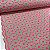 Linho com Viscose Bordado Crú Geométrico Rosa - Imagem 2