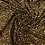 Paetê Magestic em Malha Dourado fundo Preto - Imagem 1