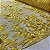 Tule Bordado 3D London Amarelo - Imagem 1