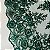Tule Bordado Spangle Shine Verde - Imagem 3